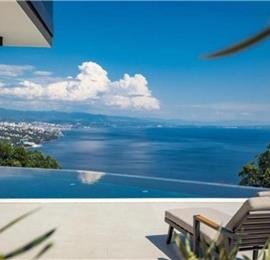 3 bedroom villa with infinity pool in Opatija, sleeps 6